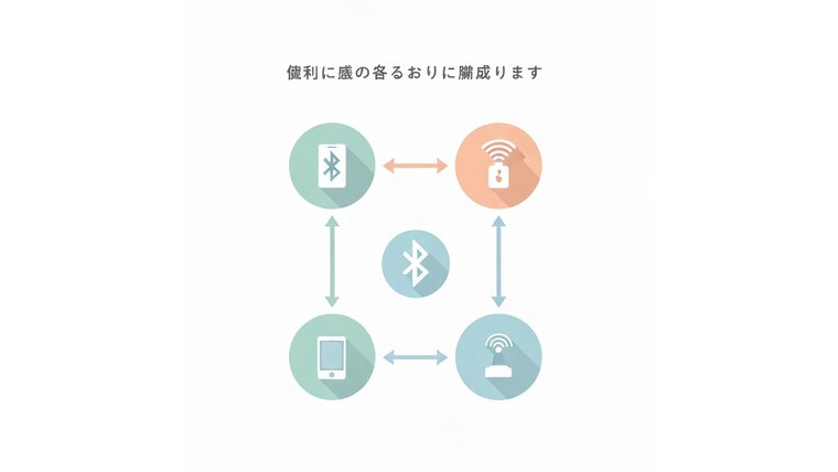Bluetoothにつながらないときの対処法の図解