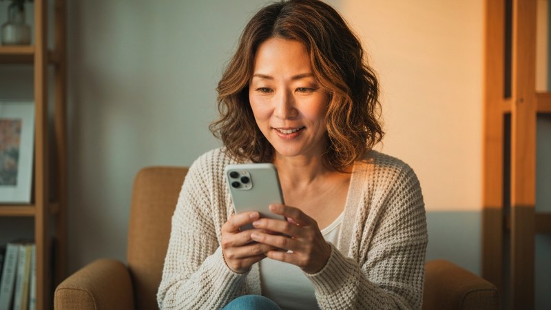 アプリストアからLINEをインストールする手順の図解