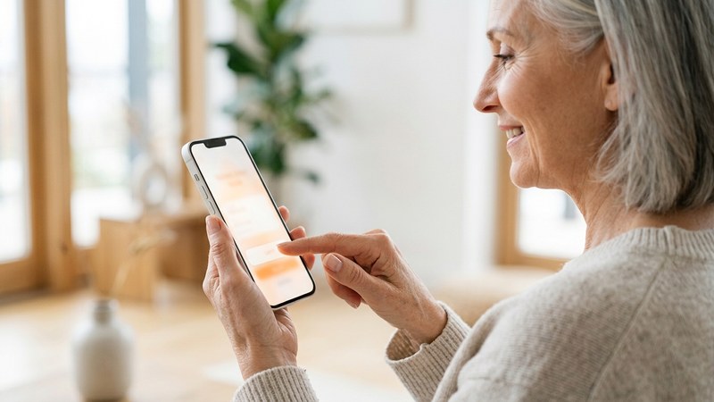 LINEのトーク画面から受話器マークをタップしてビデオ通話を選ぶ操作