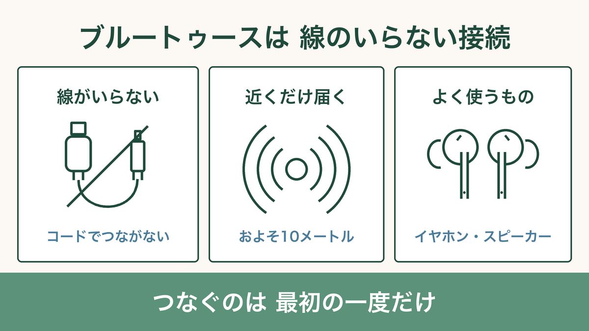 ブルートゥースとは？スマホ初心者向けにやさしく解説