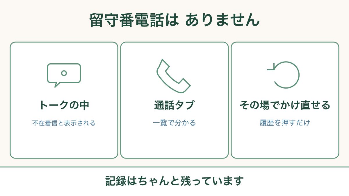LINEの着信に出られなかったとき｜履歴の見方とかけ直し方
